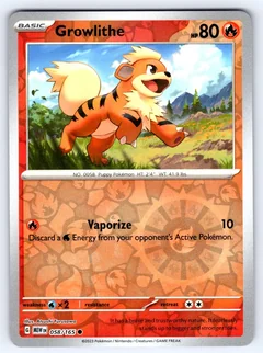Growlithe Reverse Holo 58
