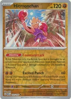 Hitmonchan Reverse Holo 107