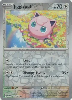Jigglypuff Reverse Holo 39