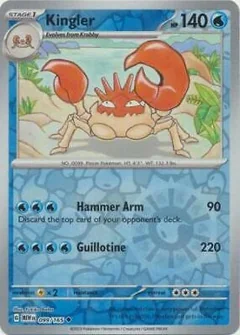 Kingler Reverse Holo 99