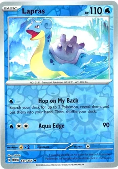 Lapras Reverse Holo 131