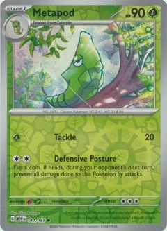 Metapod Reverse Holo 11