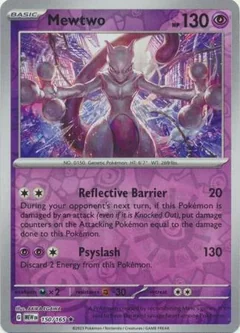 Mewtwo Reverse Holo 150
