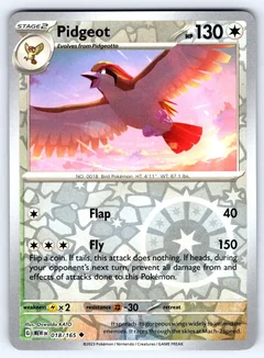 Pidgeot Reverse Holo 18