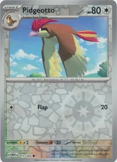 Pidgeotto Reverse Holo 17