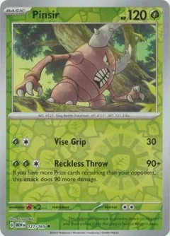 Pinsir Reverse Holo 127