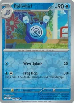 Poliwhirl Reverse Holo 61