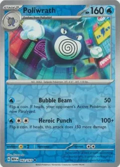 Poliwrath Reverse Holo 62