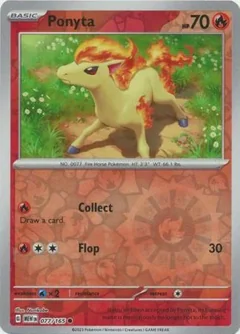 Ponyta Reverse Holo 77