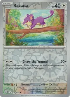 Rattata Reverse Holo 19