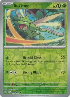 Scyther Reverse Holo 123