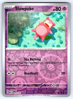 Slowpoke Reverse Holo 79