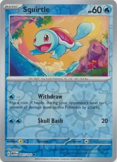 Squirtle Reverse Holo 7