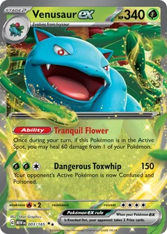 Venusaur Ex 3