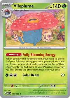 Vileplume Reverse Holo 45