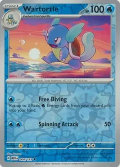 Wartortle Reverse Holo 8