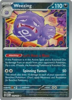 Weezing Reverse Holo 110