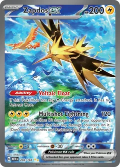 Zapdos Ex 202