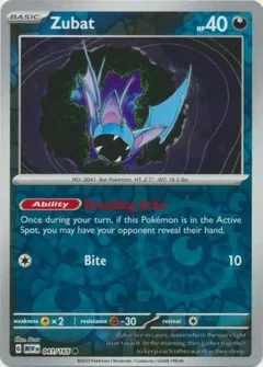 Zubat Reverse Holo 41