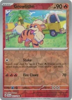 Growlithe Reverse Holo 31