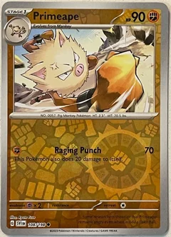 Primeape Reverse Holo 108