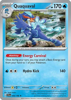 Quaquaval Sparkle Holo 54