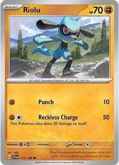 Riolu Reverse Holo 113