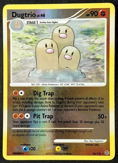 Dugtrio Reverse Holo 24