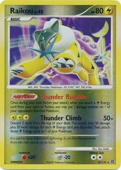 Raikou Reverse Holo 16