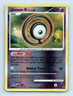 Unown O Reverse Holo 70
