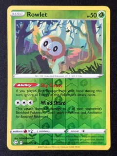 Rowlet Reverse Holo 6