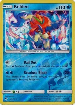 Keldeo Reverse Holo 26