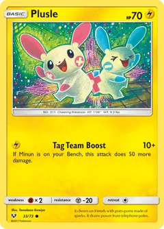 Plusle Reverse Holo 33
