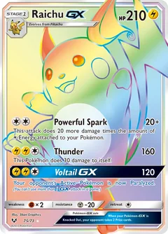 Raichu Gx 75