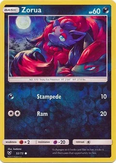 Zorua Reverse Holo 52