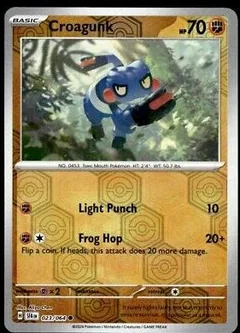 Croagunk Reverse Holo 23
