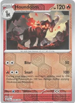 Houndoom Reverse Holo 8