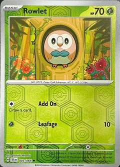 Rowlet Reverse Holo 3