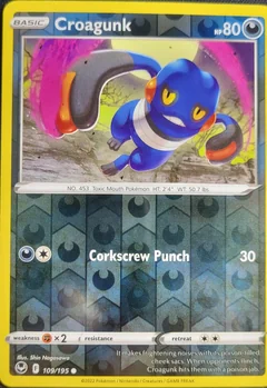 Croagunk Reverse Holo 109
