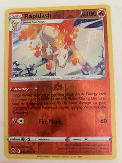 Rapidash Reverse Holo 22