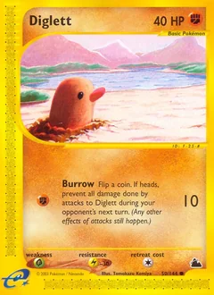 Diglett Reverse Holo 50