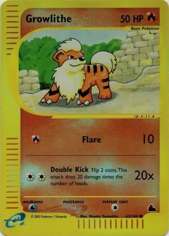 Growlithe Reverse Holo 62