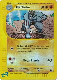 Machoke Reverse Holo 38