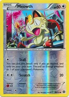 Meowth Reverse Holo 88