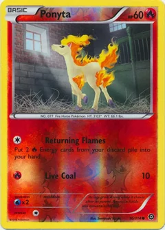Ponyta Reverse Holo 16