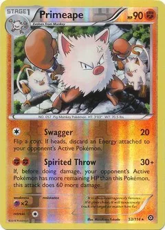 Primeape Reverse Holo 53