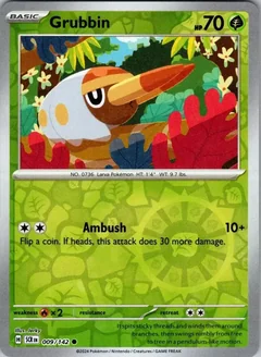 Grubbin Reverse Holo 9