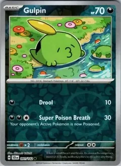 Gulpin Reverse Holo 91