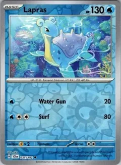 Lapras Reverse Holo 31