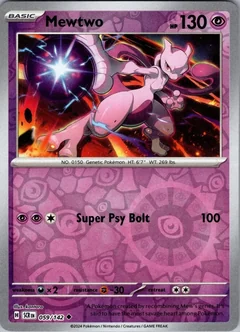 Mewtwo Reverse Holo 59